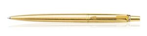 parker jotter gold gt ball pen bp (gold trim & body) - new + quink blue ink