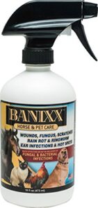 banixx horse infection wound & hoof care multi use spray 16 oz