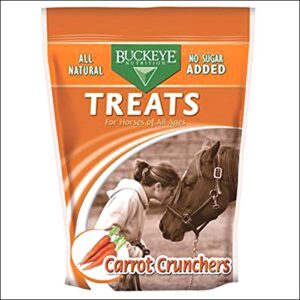 buckeye nutrition horse tack digestible healthy carrot treats 4 lbs