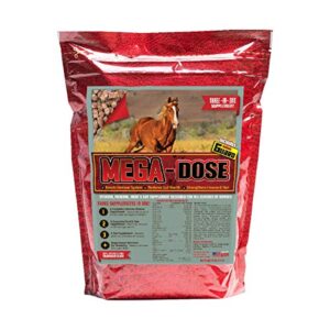 mega dose 10 lb, equine vitamin mineral with a full serving of horse guard supplement & hoof guard