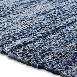 Chesapeake Denim Chindi Area Rug (5'x7')