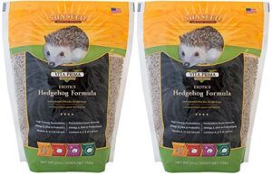 sun seed sunscription vita hedgehog adult food (2 pack of 25 oz.)