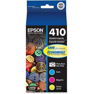 epson t410 claria premium -ink standard capacity photo black & color combo pack (t410520-s) for select epson expression premium printers