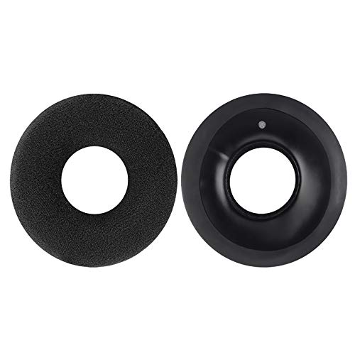 Geekria Comfort Velour Replacement Ear Pads for Sennheiser HD25-1, HD25, HD25SP, 25SP-II Headphones Ear Cushions, Headset Earpads, Ear Cups Cover Repair Parts (Black)