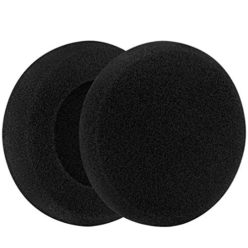 Geekria Comfort Foam Replacement Ear Pads for GRADO SR60, SR80, SR125, SR225, M1 Headphones Ear Cushions, Headset Earpads, Ear Cups Cover Repair Parts (Black)