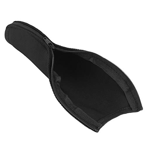 Geekria Flex Fabric Headband Cover Compatible with Sony MDR-V6, MDR-V600, MDR-V900, MDR-Z600, MDR-7506, MDR-7509, MDR-CD900ST Headphones, Head Cushion Pad Protector, Easy DIY Installation (Black)