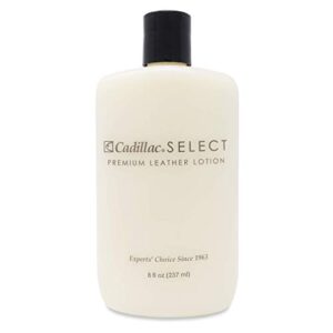 cadillac select leather lotion cleaner and conditioner- for handbags, sofas, jackets, furniture, purses, and more