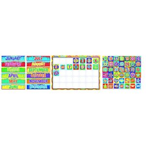 Eureka Mickey Mouse Classroom Calendar Teacher Supplies, 0.1'' x 18'' x 28'', 110pc