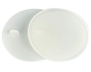 leak proof platinum silicone sealing lid inserts/liners for mason jars (10 pack, regular mouth)