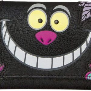 Loungefly Disney Alice In Wonderland Cheshire Face Wallet