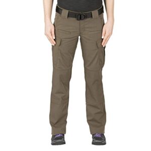 5.11 tactical women's stryke covert cargo pants, stretchable, gusseted construction, style 64386, tundra, 20 x l