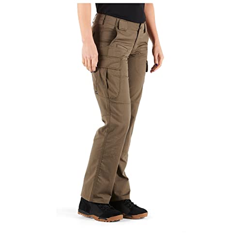 5.11 Tactical Women's Stryke Covert Cargo Pants, Stretchable, Gusseted Construction, Style 64386, Tundra, 20 x L