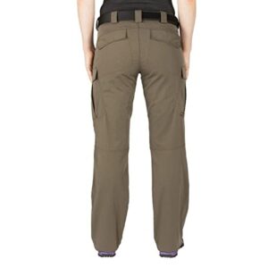 5.11 Tactical Women's Stryke Covert Cargo Pants, Stretchable, Gusseted Construction, Style 64386, Tundra, 20 x L