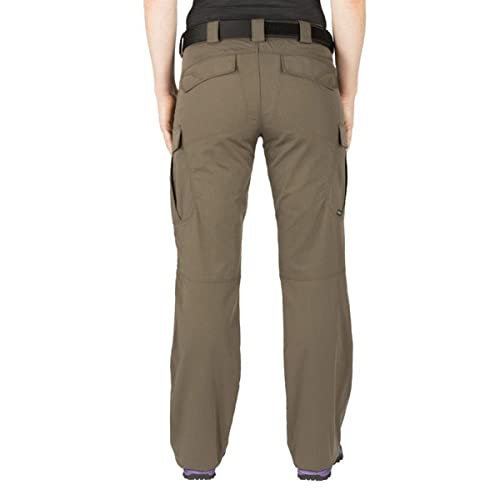 5.11 Tactical Women's Stryke Covert Cargo Pants, Stretchable, Gusseted Construction, Style 64386, Tundra, 20 x L