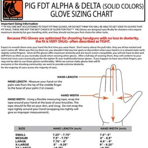 PIG Full Dexterity Tactical (FDT) - Delta Utility Gloves (Black, X-Large)