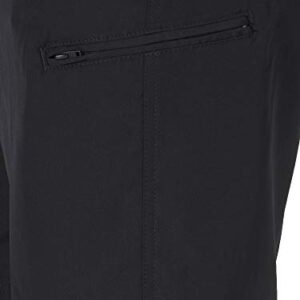 Wrangler Authentics mens Performance Side Elastic Utility Cargo Shorts, Black, 34 US