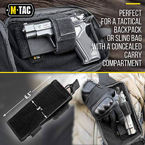 M-Tac Universal Gun Holster for Concealed Carry CCW Holster - Handgun Storage - Pistol Concealed Carry Holster for Men and Women (Black)