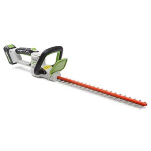 powersmith 18" cordless hedge trimmer with protective blade cover, 20v lithium ion battery, and charger (pht120)