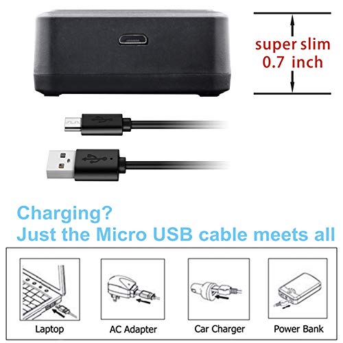 Kastar Dual LCD USB Charger and 3 Pack Battery for Fujifilm NP-W126 NP-W126s BC-W126 and Fuji HS30EXR HS33EXR HS35EXR HS50EXR X100F X-E1 X-E2 X-E2S X-E3 X-M1 X-T1 X-T2 X-T3 X-T10 X-T20 X-H1 Cameras