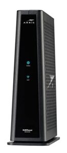 arris surfboard sbg8300 docsis 3.1 gigabit cable modem & ac2350 wi-fi router | comcast xfinity, cox, spectrum & more | four 1 gbps ports | 1 gbps max internet speeds | 4 ofdm channels 2 year warranty