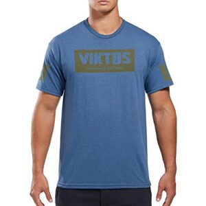 viktos men's shooter tee t-shirt, cadet, size: large