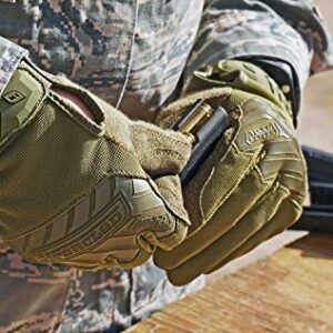 IRONCLAD Command Tactical Pro, Touch Screen Gloves Conductive Palm and Fingers, All-Purpose, Multi-Colors, Performance Fit, Machine Washable, Sized S, M, L, XL, XXL (1 Pair) (Medium, OD Green)