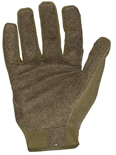 IRONCLAD Command Tactical Pro, Touch Screen Gloves Conductive Palm and Fingers, All-Purpose, Multi-Colors, Performance Fit, Machine Washable, Sized S, M, L, XL, XXL (1 Pair) (Medium, OD Green)