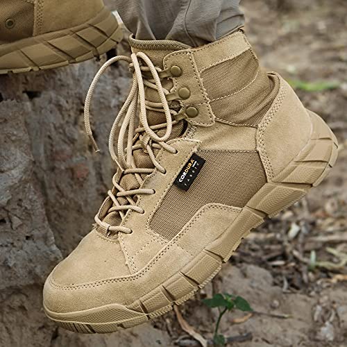 ANTARCTICA Men's Lightweight Military Boots 6 Inches Tactical Boots for Hiking,Hunting,Desert,Combat