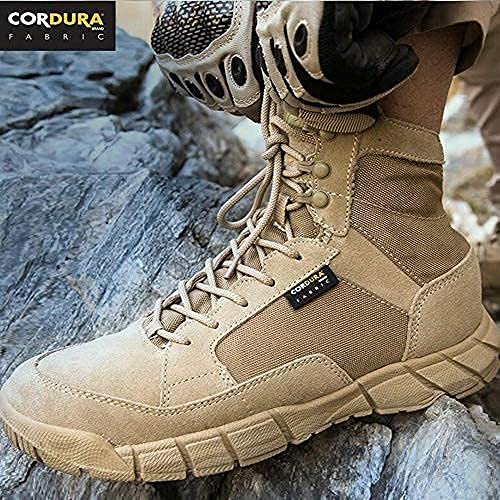 ANTARCTICA Men's Lightweight Military Boots 6 Inches Tactical Boots for Hiking,Hunting,Desert,Combat