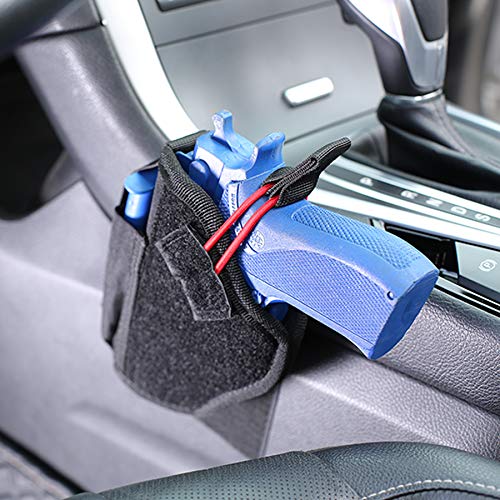 TAFTACFR Concealed Carry Holster IWB OWB Car Holster with Magazine Slot and Adhesive-Backed Hook for Right and Left Hand Draw Fits Subcompact to Large Handguns