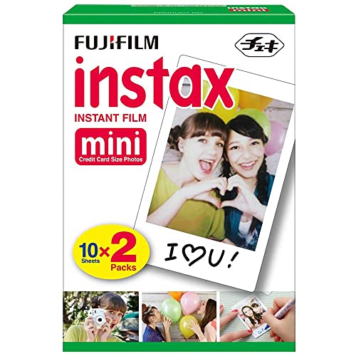 Fujifilm Instax Mini Link Smartphone Printer (Ash White) + Film (40 Sheets) - Bundle