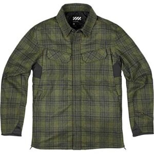 viktos men's gunfighter flannel jacket, ranger, size: medium