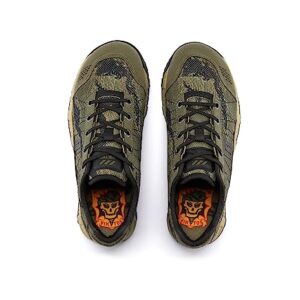 VIKTOS Men's Core2 Tiger Stripe Lightweight Breathable Cross-Training Shoes with Hi-Rebound Eva Foam, Green Camo, 9.5