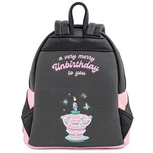 Loungefly Disney Alice in Wonderland A Very Merry Birthday To You Womens Double Strap Shoulder Bag Purse