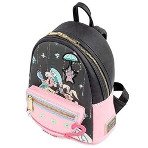 Loungefly Disney Alice in Wonderland A Very Merry Birthday To You Womens Double Strap Shoulder Bag Purse