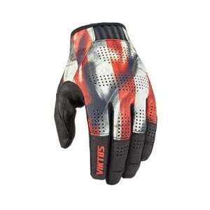 VIKTOS Men's Leo Vented Tactical Duty Gloves with Laser Perforation to Reduce Heat | Reinforced Thumb | Adjustable Hook & Loop Closure, Apollo, Medium