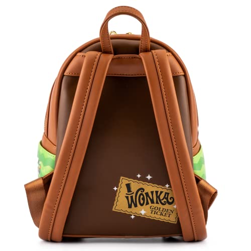 Loungefly Charlie and the Chocolate Factory Wonka 50th Anniversary Womens Double Strap Shoulder Bag Purse