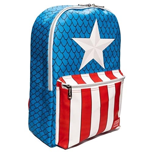 Loungefly Captain America Backpack with Pin Exclusive