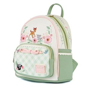 Loungefly Disney Bambi Springtime Gingham Womens Double Strap Shoulder Bag Purse