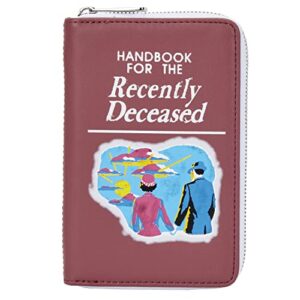 loungefly beetlejuice handbook for the recently deceased faux leather wallet