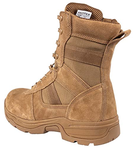 Propper Men's Series 100 Side Zip Comp Toe Coyote Boot Combat, 11