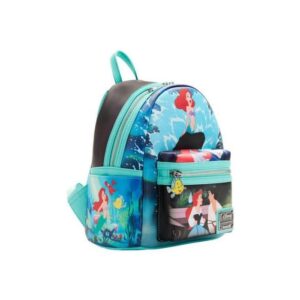 Loungefly Disney The Little Mermaid Princess Scenes Series Womens Double Strap Shoulder Bag Purse