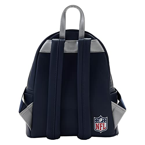 Loungefly NFL: Dallas Cowboys Backpack with Patches, Dallas Cowboys Gifts for Women Mini Multicolor