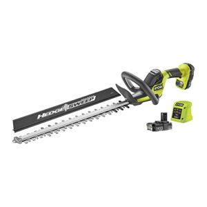 ryobi 18v oneplus brushless hedge trimmer – linea – 45 cm – 1 x 2.0 ah battery – 1 x charger – ry18ht45a-120