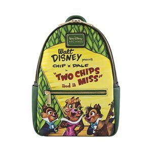 loungefly disney treasures from the vault: chip 'n' dale - chip and dale backpack, amazon exclusive multicolor