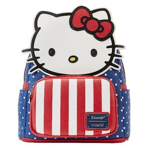 loungefly hello kitty patriotic mini backpack, amazon exclusive