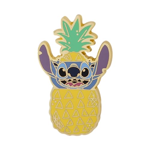 Loungefly Disney: Stitch Pineapple 4-Piece Pin Set, Amazon Exclusive