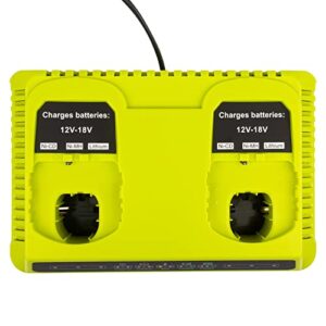 fancy buying 2port p117 dual chemistry 18v replacement battery charger for ryobi 18v battery one+ p117 p118 for ryobi 18v max lithium nicd battery p100 p102 p103 p105 p107 p108 ryobi fast charger