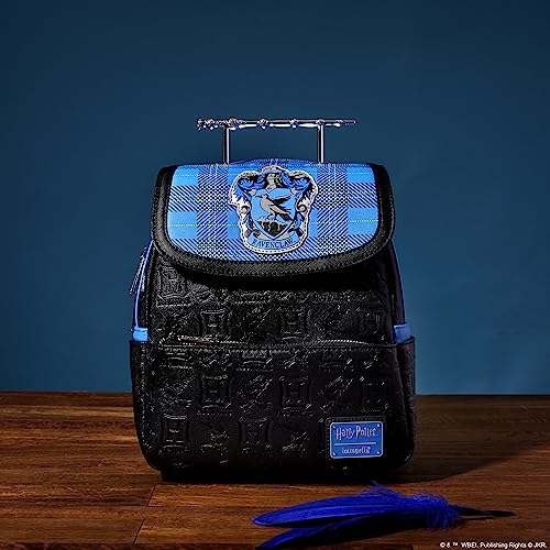 Loungefly Harry Potter 'Choose Your House' Collection: Ravenclaw House MIni-Backpack, Amazon Exclusive