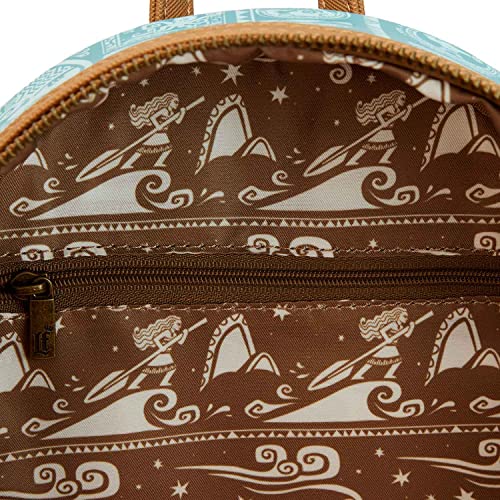 Loungefly x Disney Moana Maui Tattoo Print Mini Backpack Multicolor